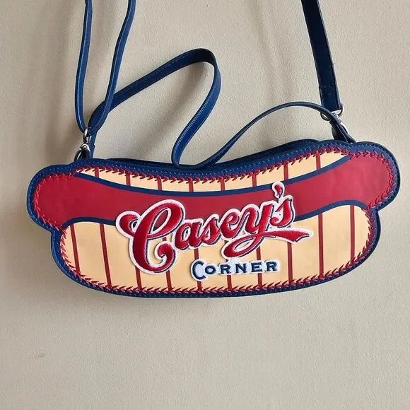 Disney Parks Magic Kingdom Casey’s Corner Hot Dog Crossbody Bag Purse no tag - Picture 1 of 12